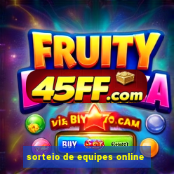 sorteio de equipes online